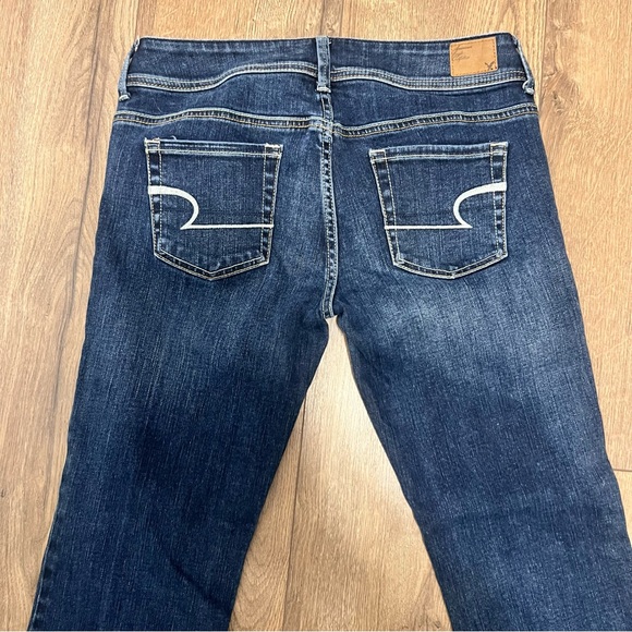 American Eagle Perfect Bootcut Mid Rise Denim Jeans Cowgirl Rodeo Western Size 6 - Picture 9 of 9